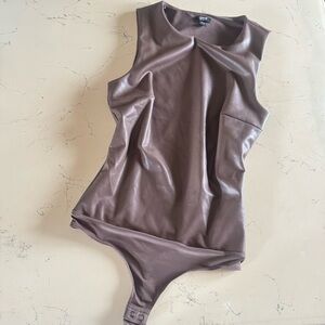 express brown contour bodysuit